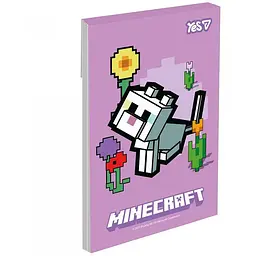 Блокнот Yes Minecraft Spring А7 48 аркушів клітинка 1 шт. в асортименті (152568) - мініатюра 5