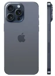 Смартфон Apple iPhone 15 Pro 128GB Blue Titanium Seller Refurbished - мініатюра 2
