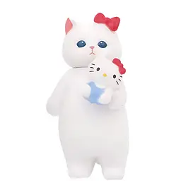 Колекційна  фігурка   Sanrio Mofusand Кіт у костюмі Хеллоу Кітті Hello Kitty 6 см CH HK C 03