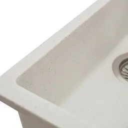Кухонна мийка Romzha Mira U-160 Biela RO43416, Білий - мініатюра 4