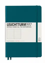 Блокнот Leuchtturm1917 Середній, тихоокеанський зелений, крапка (359696) - мініатюра 1