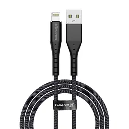 Дата кабель USB 2.0 AM to Lightning 1.2m FL-12B Grand-X (FL-12B) - мініатюра 2