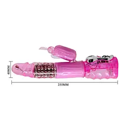 Вібратор-кролик Baile Deluxe Dream Lover, 25.5 см (рожевий) - мініатюра 9