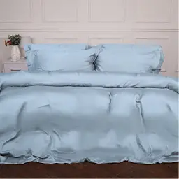 Комплект постільної білизни Mirson Tencel №04 Blue110х140 (2200009369506) - мініатюра 2
