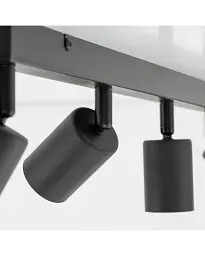 Світильник поворотний, спот TK Lighting 6177 Top GU10 4x10W IP20 Bk - мініатюра 2