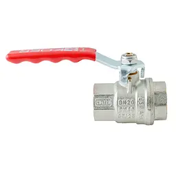 Кран кульовий Ггв Koer Extreme KE.214-20 - 3/4" FF ручка "важіль" червона KR5745 - мініатюра 3