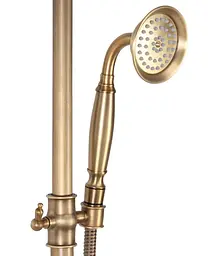 Душова система Rea Bergamo antique bronze з виливом REA-P5002, Бронза - мініатюра 5