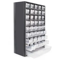Пластиковий органайзер вертикальний для дрібниць 12" 310*138*490 мм INTERTOOL BX-4012 - мініатюра 2
