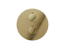 Душова система прихованого монтажу Corsan Lugo gold + BOX з термостатом Z03TGL, Золотий - мініатюра 4