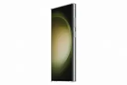 Чохол-накладка Samsung Clear Cover для Samsung Galaxy S23 Ultra SM-S918 Transparent (EF-QS918CTEGRU) - мініатюра 4