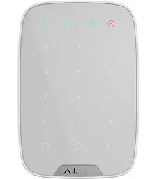 Бездротова сенсорна клавіатура Ajax KeyPad (8706.12.WH1/38249.12.WH1) White