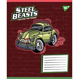 Набір зошитів Yes Steel Beasts А5, 12 аркушів 25 шт. (767710) - мініатюра 3