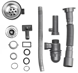 Кухонна мийка Brinex 5050 0.6 мм, врізна BRIN5050SAT06 - мініатюра 6