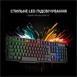 Клавіатура GamePro GK380 USB Black [111019] - мініатюра 6
