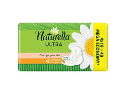 Прокладки гігієнічні NATURELLA 4 краплі Ultra Normal 40шт - мініатюра 2