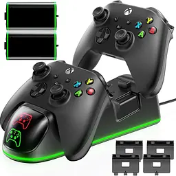 Зарядна станція Oivo IV-BX313X Dual Charging Dock + 2 АКБ 4800mWh для Xbox Сontrollers One/Series [128693] - мініатюра 3