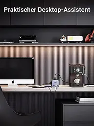 Мережевий зарядний пристрій Ugreen CD268 65W DigiNest Cube (2C2A) (UGR-60113) - мініатюра 5
