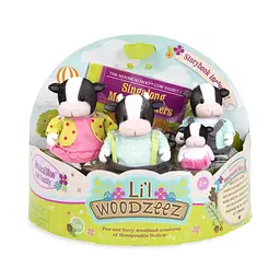 Набір фігурок Li'l Woodzeez Сім'я Корів 4од книжка EN det0018104 - мініатюра 3