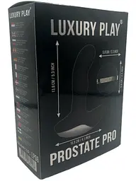 Стимулятор простати Luxury Play, 13.8 см (чорний) - мініатюра 5