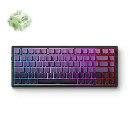 Ігрова механічна клавіатура Mchose G75 Pro / Три режими підключення / Matcha Latte Switch / Purple - мініатюра 2
