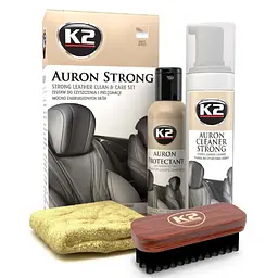 Набір для догляду за шкіряним салоном авто K2 AURON 4 Clean 4 шт. (G424)