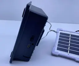 Світлодіодний вуличний акумуляторний світильник CcLamp CL-052 з сонячною панеллю ліхтар прожектор - мініатюра 5