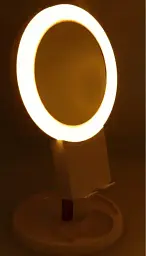 Дзеркало косметичне настільне із підставкою для телефона  LED підсвіткою Bailong BL-JG-003 - мініатюра 7