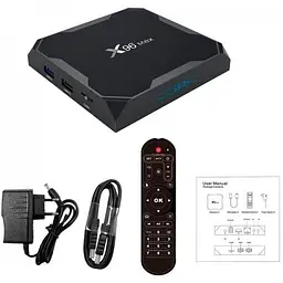 Стаціонарний медіаплеєр Vontar X96 Max Plus (смарт ТВ приставка) 4GB/32GB чорний (X96 Max Plus (4/32)_1799) - мініатюра 7