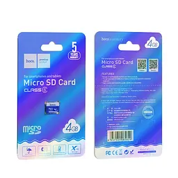Карта флеш пам'яті Hoco MicroSD 4GB Class 6 - мініатюра 2