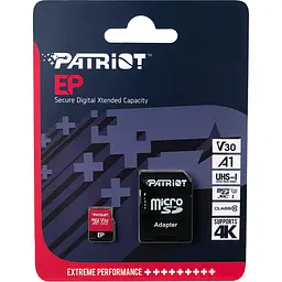Карта пам'яті Patriot microSDXC EP 1TB UHS-I U3 V30 A1 Class 10 + SD адаптер (PEF1TBEP31MCX) [112842] - мініатюра 7