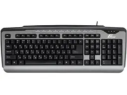Клавіатура Frime Classic Keyboard Black-Silver USB (FKBB0323) - мініатюра 1