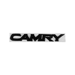 Емблема напис Camry (для Toyota) 160х22 мм Чорна на скотчі (старий тип) Пластик(Завод)