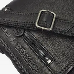 Чоловіча шкіряна сумка Hill&Burry 22х19х4 см sum0026492 - мініатюра 4