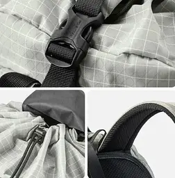 Рюкзак туристичний 20л (NH20BB206) Naturehike графіт в клітинку - мініатюра 6