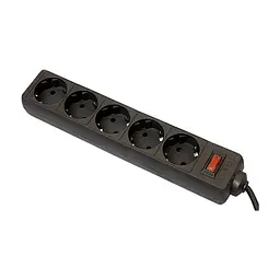 Мережевий фільтр живлення Defender ES 3m 5 роз. black (99485)