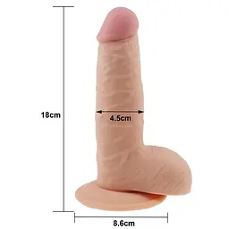 Фалоімітатор - The Ultra Soft Dude 7.5" #2 - мініатюра 6