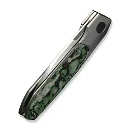 Складаний ніж Weknife Brr15 Bohler M390 титан карбон 82,5 мм зелений сірий - мініатюра 6