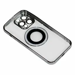 Магнітний чохол XON PhoneCase Magnetic для iPhone 14 Pro Max (PCMC1114004G 8031) Сірий/Прозорий - мініатюра 4