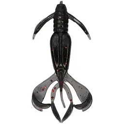 Силіконова приманка HARPOON "Crazy Flapper" 2,5" графіт (5шт/уп) плаваюча 002