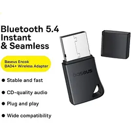 Bluetooth-адаптер Baseus Encok BA04+ Black (A10082600121-00) [153347] - мініатюра 6