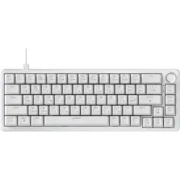 Клавіатура Ajazz AK690 Peach Mist Switch USB UA White (AK690-PM-W) - мініатюра 2