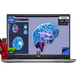 Ноутбук Dell Precision 7680 i7 Gen13, 32GB DDR5, SSD 1TB, 16" FHD+ IPS RTX 1000