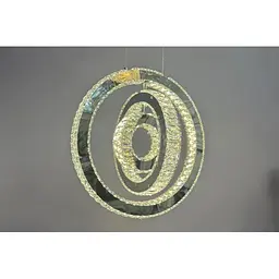 Люстра кільця Linisoln 7960-50*40*30 метал, кришталь, LED, 70 Вт, висота 120 см, ширина 50*40*30 см