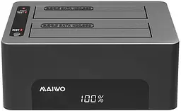Зовнішня кишеня Maiwo клонов. для 2*HDD 2,5"/3,5" SATA/SSD через USB3.0 (K3082A) - мініатюра 2