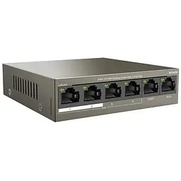 Комутатор мережевий Tenda TEF1106P-4-63W