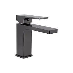 Змішувач з гігієнічною лійкою Qtap Gemini QTGEM272GMB45692 Gunmetal Black PVD, Шліфований чорний хром - мініатюра 2