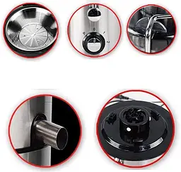 Соковижималка електрична DMS Power Juicer 1000 W Jr-1 - мініатюра 5
