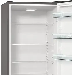 Холодильник Gorenje 185х60х60см 2 двери 206 (108) л А++ нержавіюча сталь (RK6192EXL4) - мініатюра 6