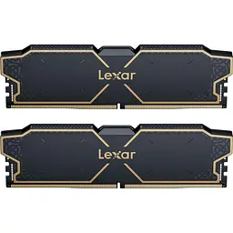 Модуль пам'яті Lexar DDR5 32GB (2x16) Thor 6000Mhz Black XMP/EXPO (LD5U16G60C38LG-RGD)
