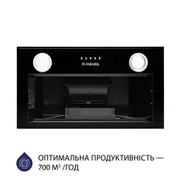 Витяжка повновбудована Minola HBI 5222 BLF 700 LED - мініатюра 4